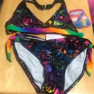 Brand new 2 pc girls swimsuit size 10